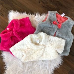 Fur jackets and cardigan